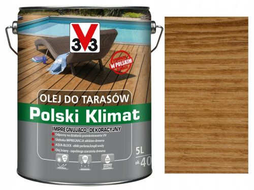 V33 Polnisches Klimat Dąb Terrassenöl 5 l