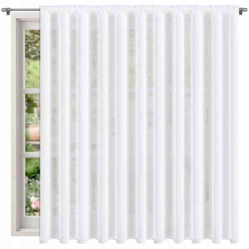  Klassischer Voile-Vorhang 500 cm x 250