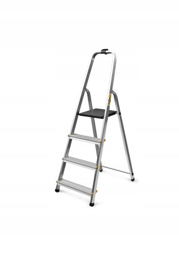 Drabest Leiter 2,82 m Aluminium bis 150 kg