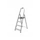 Drabest Leiter 2,82 m Aluminium bis 150 kg