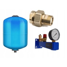    MEMBRAN-EXPANSIONSGEFÄSS-SET 12L, HEISSWASSER-SICHERHEITSGRUPPE