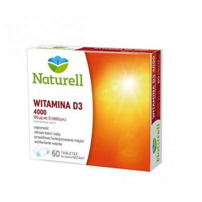  Nahrungsergänzungsmittel USP Zdrowie Naturell Vitamin D3 4000 IE Tabletten 60 Stk.