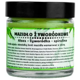   Natürliches Heilsalbe mit Aloe, Lebensbaum und Spirulina - 60ml