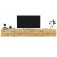 Lindner Furniture Wand-TV-Schrank 240 cm x 30 cm x 35 cm