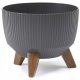  Blumentopf Lamela 29 cm x 29 x 18 cm Durchmesser 29 cm Kunststoff Graphit