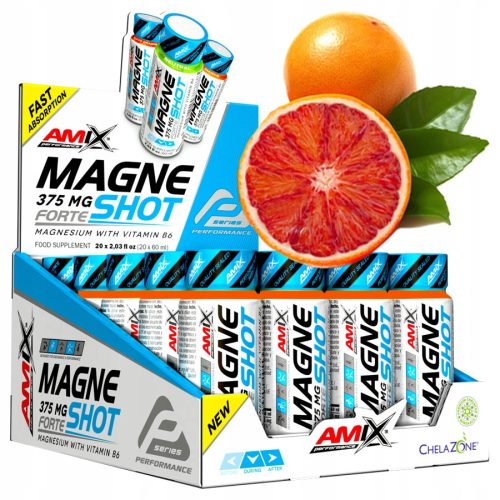 Amix Magne Shot Forte: Hoch bioverfügbarer Magnesiumdrink mit Vitamin B6