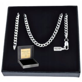 925er Silberkette, 3,8 mm. + GRAVUR