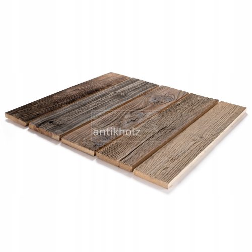Naturbraune Holzfassadenplatte 150 x 22 x 20 mm