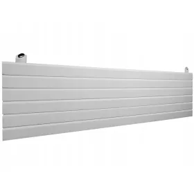    LOFT dekorativer HEIZKÖRPER 45x180 Mattweiß Struktur 1102W HORIZONTAL