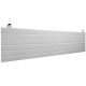  LOFT dekorativer HEIZKÖRPER 45x180 Mattweiß Struktur 1102W HORIZONTAL
