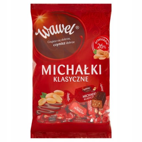 Wawel Michałki Klassische Pralinen 1kg - Intensiver Nussgeschmack
