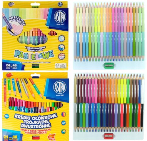  Astra Buntstifte 24 Stk. + Astra Buntstifte 24 Stk.