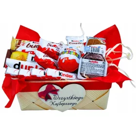    KINDER Geschenkkorb Box Geburtstagsgeschenk Namenstag 30prezentibalon_pl