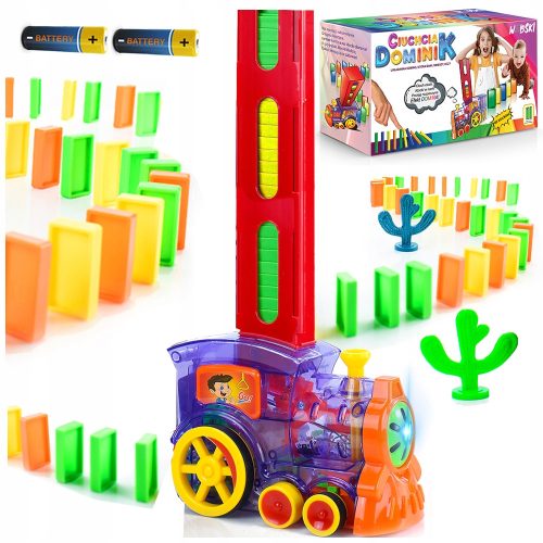 CIUCHCIAK DOMINIK TRAIN BLOCKS LOKOMOTIVE + Arcade-Spielblöcke für Ciuchciak Dominika Webski