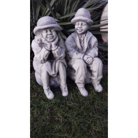  Gartenfigur, Gartenfiguren von Großvater und Großmutter