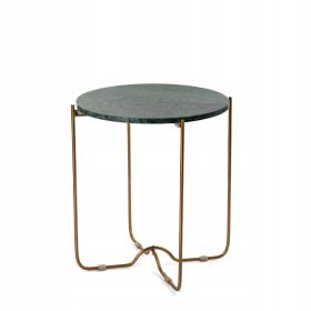  Grüner Marmortisch MARMOR 42x42x45 cm HOMLA