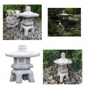  Pagode / japanische Betonlampe - Gartendekoration