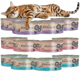  Wiejska Zagroda dla Kota Geschmacksmischung 12x 85g