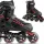  Movino Cruzer B2 Inlineskates, Größen 34-37, Schwarz und Rot