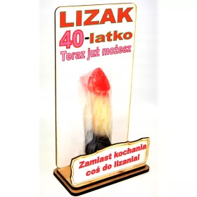    Lustiges Lollipop-Geschenk zum 40. Geburtstag für eine Frau