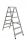 Drabest Leiter 3,24 m Aluminium bis 150 kg