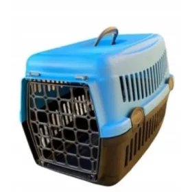    Mittelgroße, farbenfrohe Transportbox für Katzen/Hunde, 49 x 33 x 32 cm
