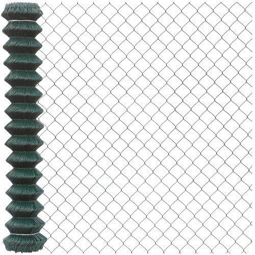 Beschichteter Maschendrahtzaun 25m 1,5m