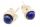  Wunderschöne, silberne Ohrstecker - Lapislazuli 0,4 cm