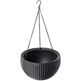    Keter Blumentopf 35 cm x 35 x 22 cm Durchmesser 35 cm Kunststoff Graphit