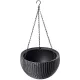  Keter Blumentopf 35 cm x 35 x 22 cm Durchmesser 35 cm Kunststoff Graphit