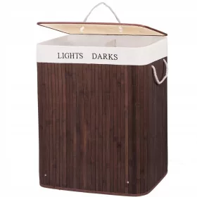    Springos freistehender Wäschekorb 100l, Creme, Braun- und Beigetöne