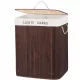  Springos freistehender Wäschekorb 100l, Creme, Braun- und Beigetöne