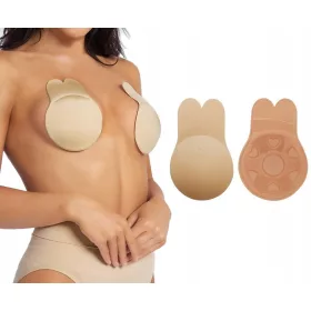    Brustwarzenabdeckungen, Bruststraffungs-Pflaster, beige, nackt, L/XL