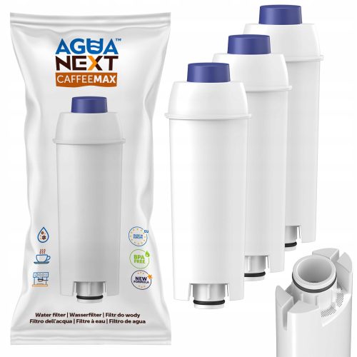  Agua Next CaffeeMax Wasserfilter für Delonghi Kaffeemaschine, 3 Stk.