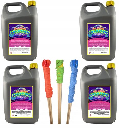 Seifenblase, flüssige Mega-Blasen, 20 l + 3 Stäbchen