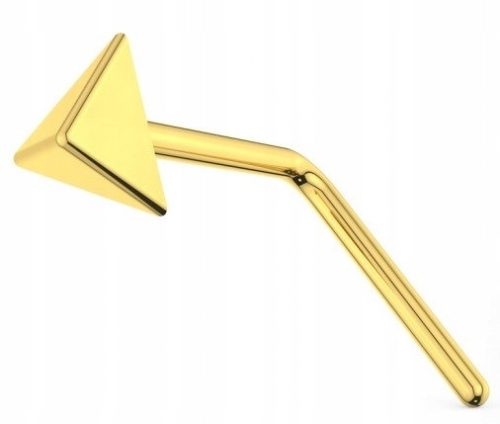  Piercing Style Nasenring 0,6x2x7 mm Gold
