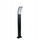  Rechteckiger Lichtmast DPM, integrierte LED-Quelle, 56 cm, schwarz