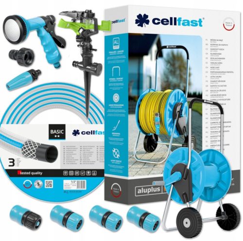 Bewässerungsschlauch - CELLFAST CARRY GARTENSCHLAUCH 50M BASISSET
