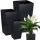  Deco4Home Blumentopf 24 cm x 24 x 45 cm Kunststoff Anthrazit + 2 weitere Produkte