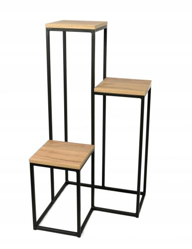 BLUMENSTÄNDER AUS HOLZ Loft-Blumenständer 50 cm aus Metall