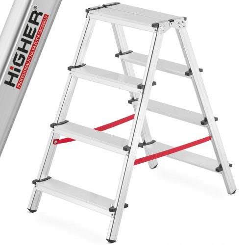 Höhere Leiter 2,82 m Aluminium 1 x 4 bis 125 kg