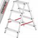 Höhere Leiter 2,82 m Aluminium 1 x 4 bis 125 kg