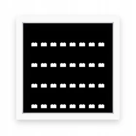  RAHMEN FÜR 32 LEGO MINIFIGUREN, 27CM GEHÄUSE