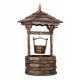  Blumfeldt Loreley Dekobrunnen 125 cm aus Holz