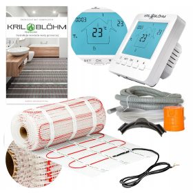  KRIL&BLOHM Heizmatten-Set 1m2 Blauw T-3