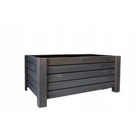    Blumentopf Holzkisten 60 cm x 30 x 25 cm Holztöne in Braun und Beige