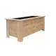  Stolmar Blumentopf 80 cm x 40 x 40 cm Naturholz