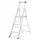 Höhere Leiter 2,84 m Aluminium 1 x 4 bis 150 kg