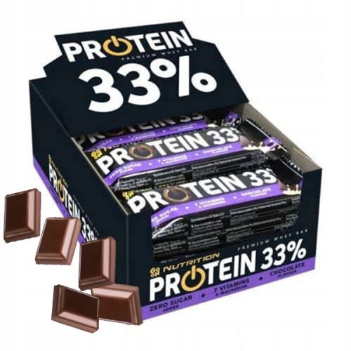 24 X GO ON NUTRITION Proteinriegel 33% Schokoladengeschmack 50g