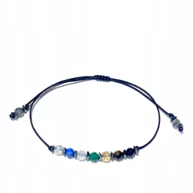  Armband mit 7 Chakra-Steinen Aventurin Turmalin